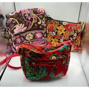 Vera Bradley Quilted‎ Crossbody Lot of 3 Handbags